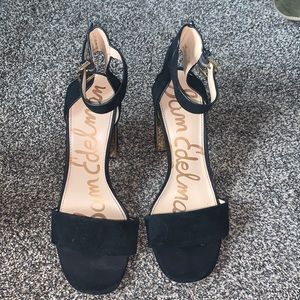 Black Suede Heals With Mirror Heal